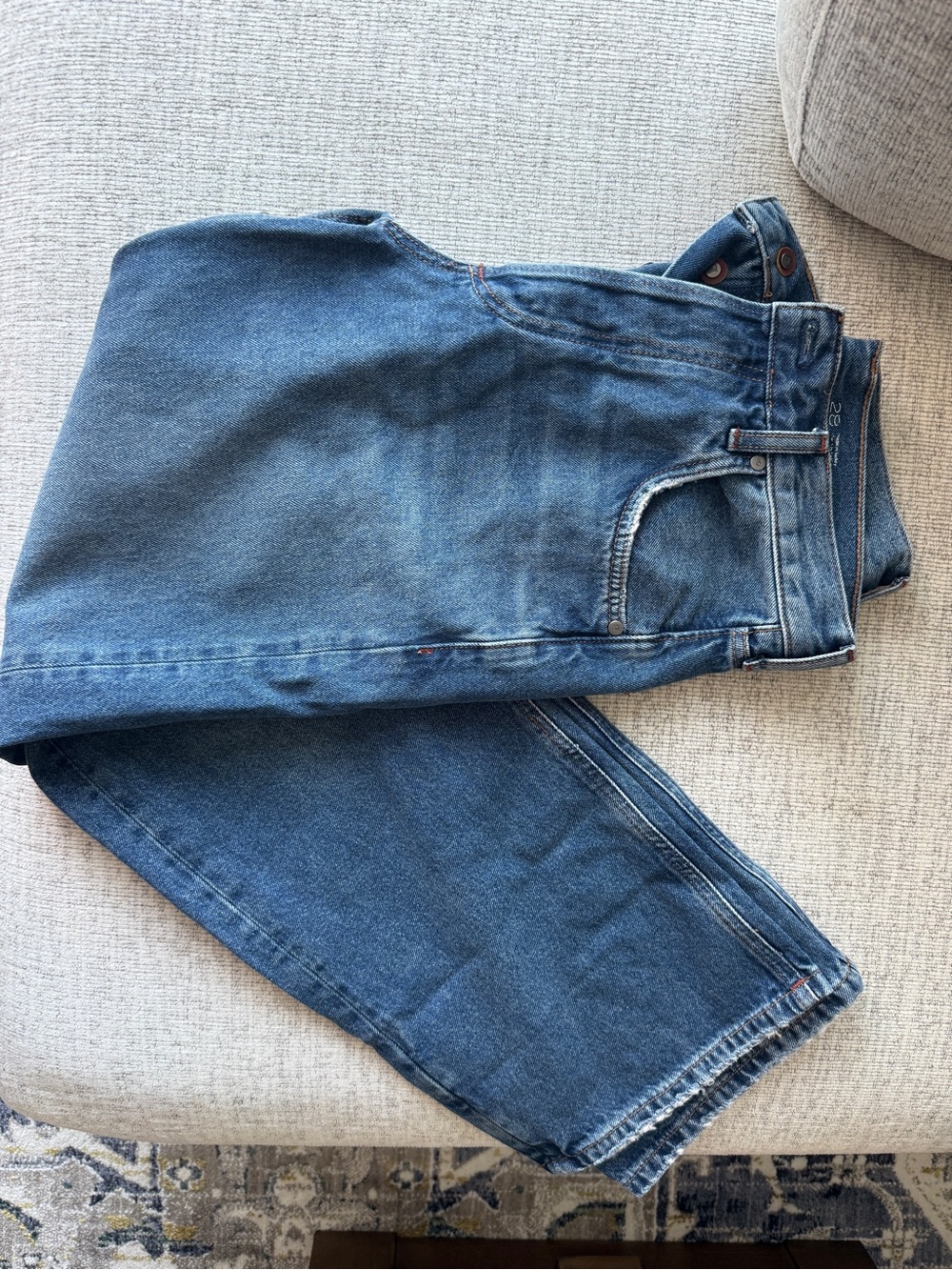 Pilcro 28 Baggy Beau Boyfriend Mid-Rise Relaxed Jeans - Picture 8 of 8